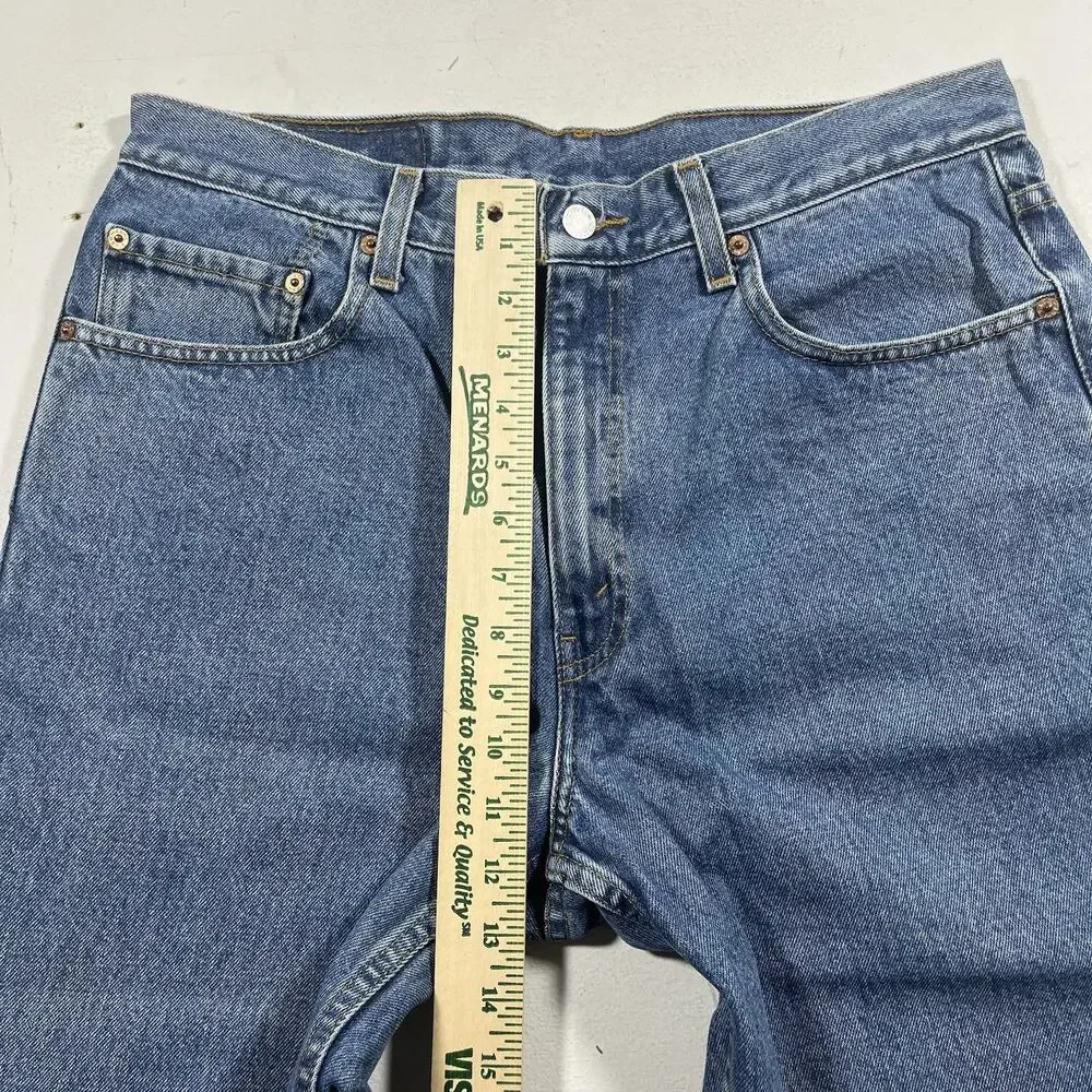 Vintage Y2K Levi’s 550 Relaxed Fit Jeans 34x32 Light Wash Denim